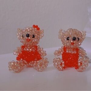 Swarovski Crystal Beads Handmade keychain 5cm